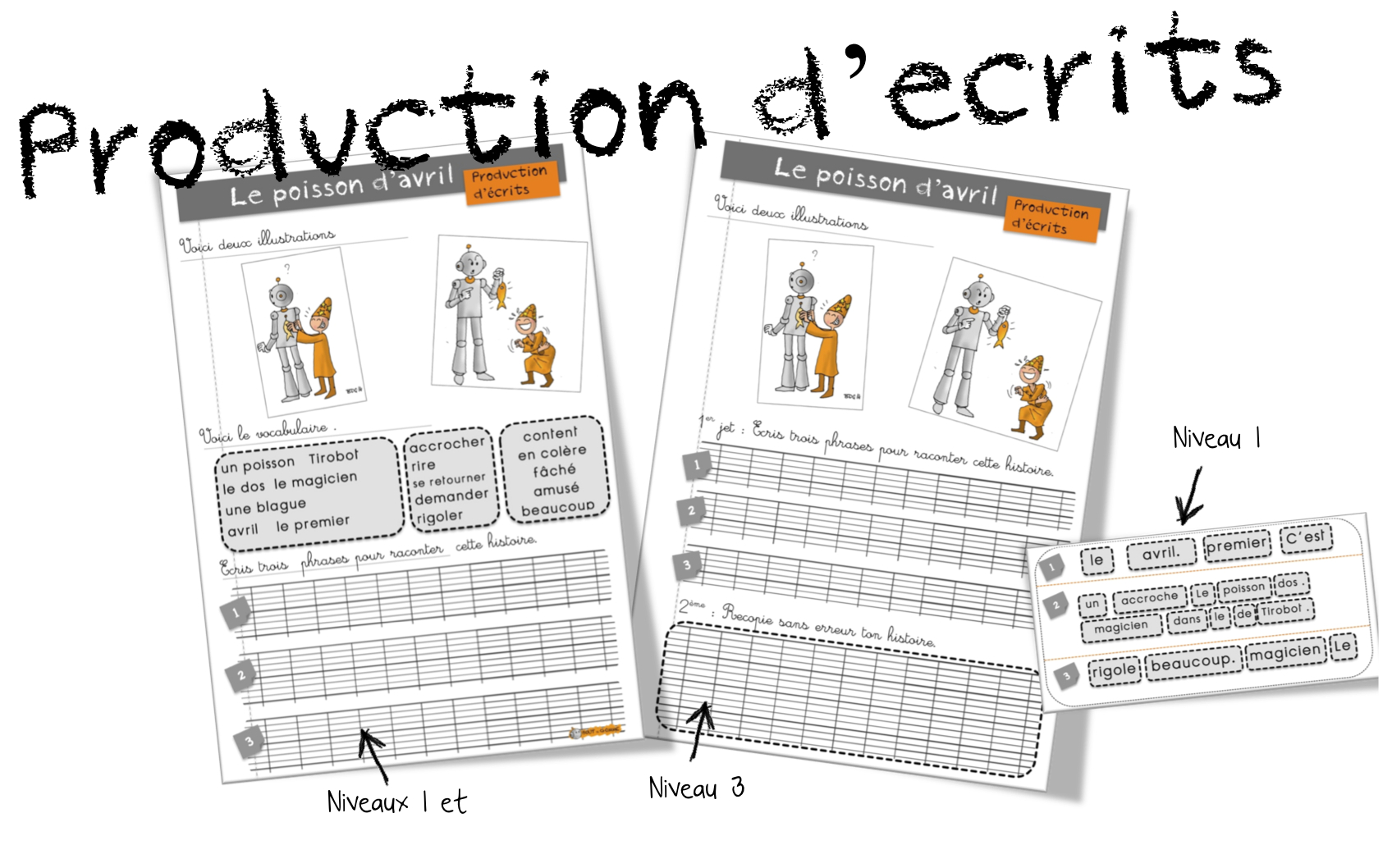 Bout De Gomme Page De Garde Production D'écrit